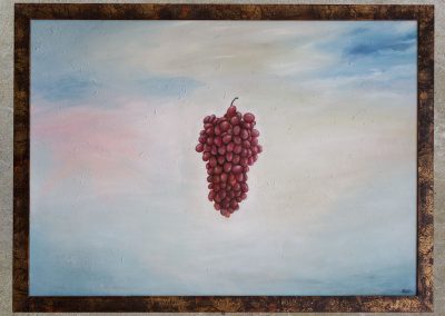Grapes - Oil on Canvas.