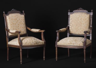 19th Century French Carved Armchairs