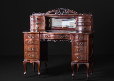 Victorian Carved Mahogany Bureau